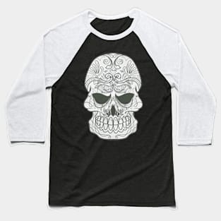 Skull of Abstract #2 Baseball T-Shirt